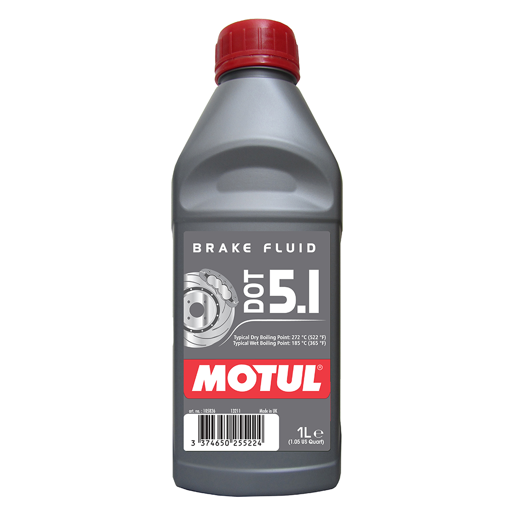 Motul Dot 5.1 Brake Fluid Long Life Fully Synthetic 1L