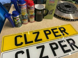 Pair DVLA Approved number plates with Border Road Legal MOT Compliant