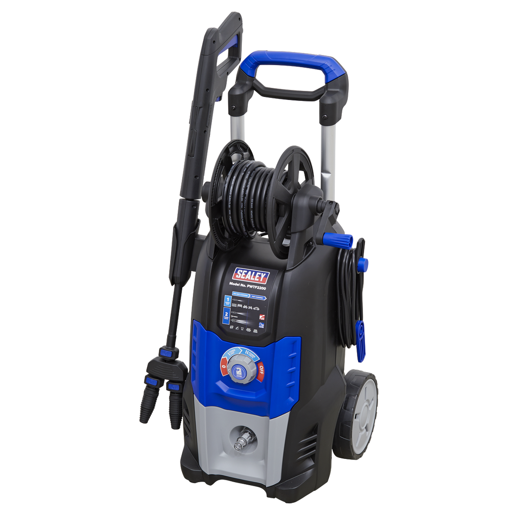 Sealey Pressure Washer 150Bar 810ltr/hr Twin Flow 230v - PWTF2200