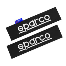 Load image into Gallery viewer, Sparco Seat Belt Padding Protector 2 Units - Black