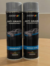 Load image into Gallery viewer, 2x Motip Grey Anti-Gravel Spray Paint 500ml