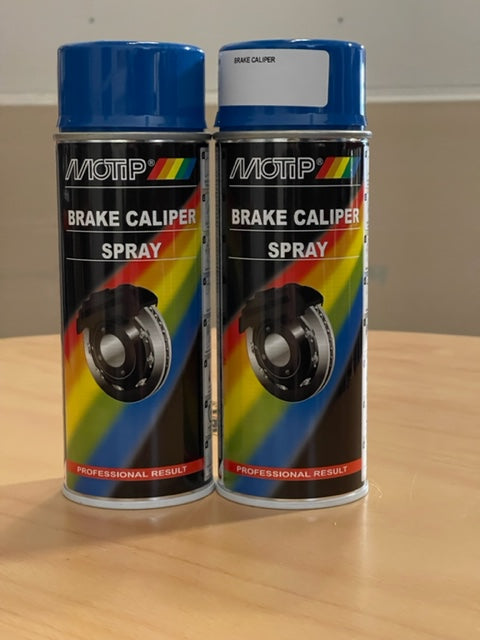 2x Motip Blue Brake Caliper Spray Paint 400ml